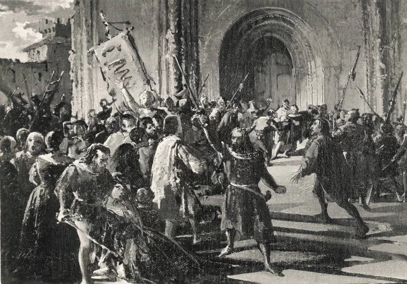 Episodio della presa di Pavia del 1359 - Musei Civici di Pavia